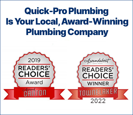 Quick-Pro Plumbing Award 2019 and 2022